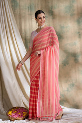 Womens Fashion Ethnic Peach Color Sarees-MLSHWSA1625PCH0ONE